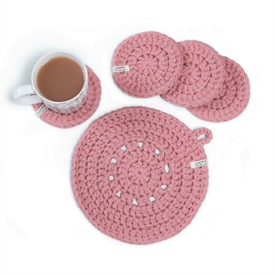 Loopy - Onderzetters en Pannenlap
3