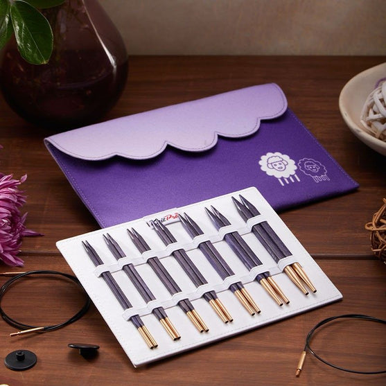J'Adore Cubics Deluxe verwisselbare rondbreinaaldenset - KnitPro
4