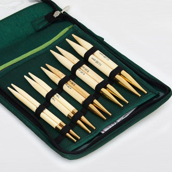 Bamboo Verwisselbare Rondbreinaaldenset - Dikke Breinaalden - KnitPro
2