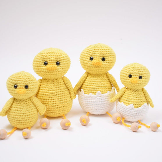 Paaskuikens met eierschaal - Groot
4