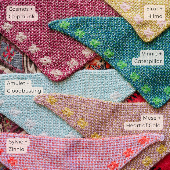 Pressed Flowers Kerchief - Mozaïek Bandana
11