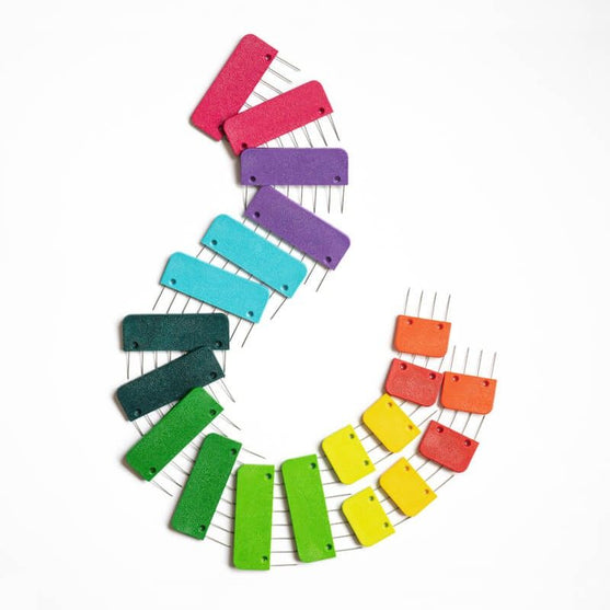 Rainbow Brei Blokkers - Kam voor Breiblokken - KnitPro
6