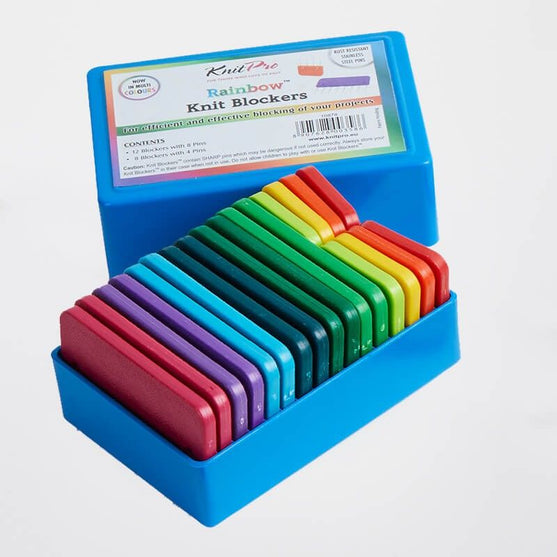 Rainbow Brei Blokkers - Kam voor Breiblokken - KnitPro
2