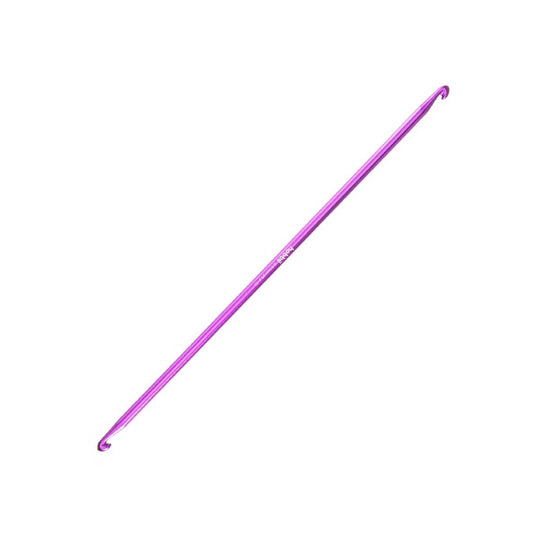 Aluminium Dubbele Tunische Haaknaald - 28 cm - Hobbii
