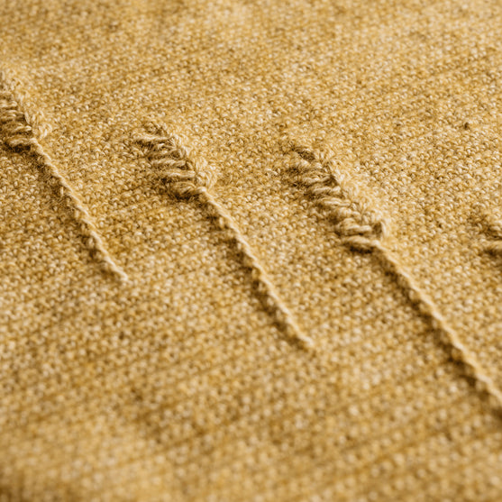 

Heart of Gold - Driehoekige Sjaal met Textuur
11