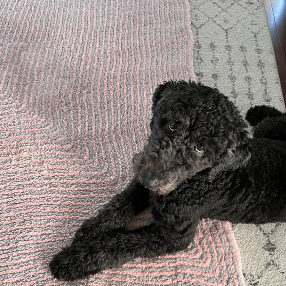 

Ruby’s Mitered Square Blanket - Deken
2