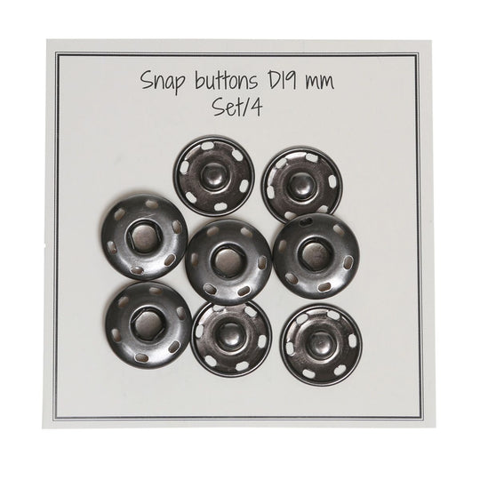 Drukknoppen - 19 mm - Go Handmade