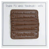 

PU-leer label ''Handmade'' 5 x 1,5 cm - Go Handmade
1