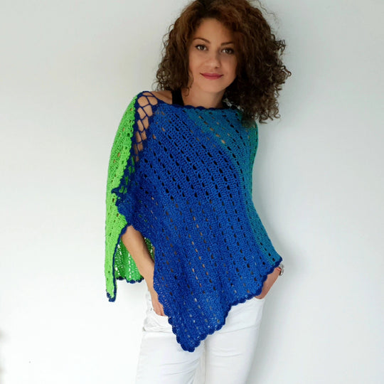 Green Sea Poncho