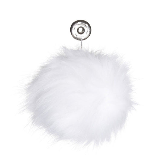 Pompon - Wit - Go Handmade