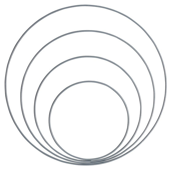 

Metalen Ringen Mix (15, 20, 25 & 30 cm), 4 stuks. - Go Handmade
1