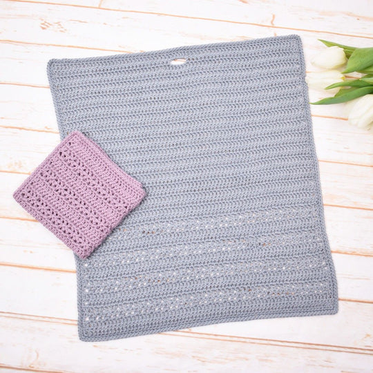 Romantic – Gehaakte keukenhanddoek