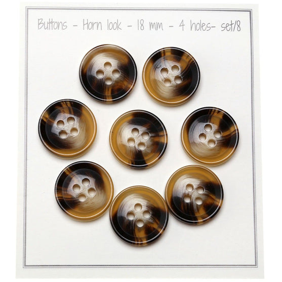 

Hoornen (Look) knopen - Go Handmade
1