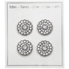 

Bling Knopen - Kleine steentjes - Zilver - 4 stk. - Go Handmade
3