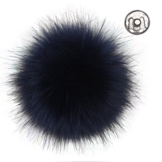 Pompon - Donker Blauw - Go Handmade