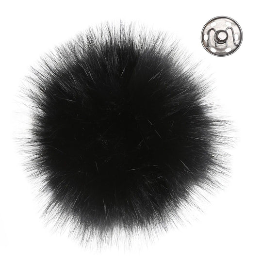 Pompon - Zwart - Go Handmade