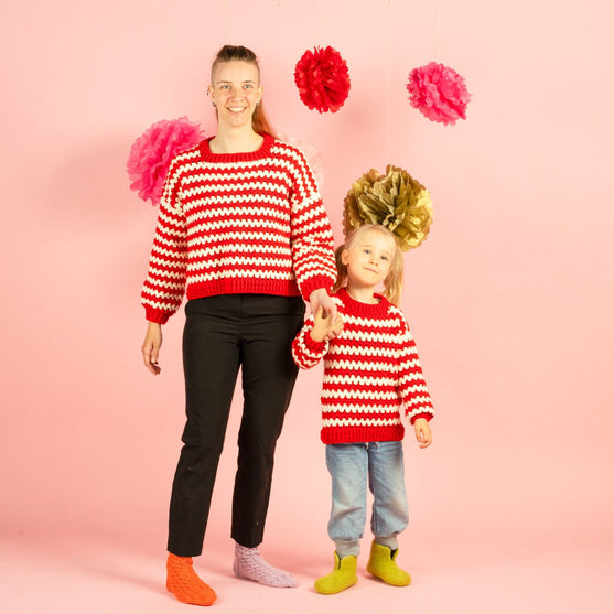 

Candy Cane Stripes - Kindertrui
3