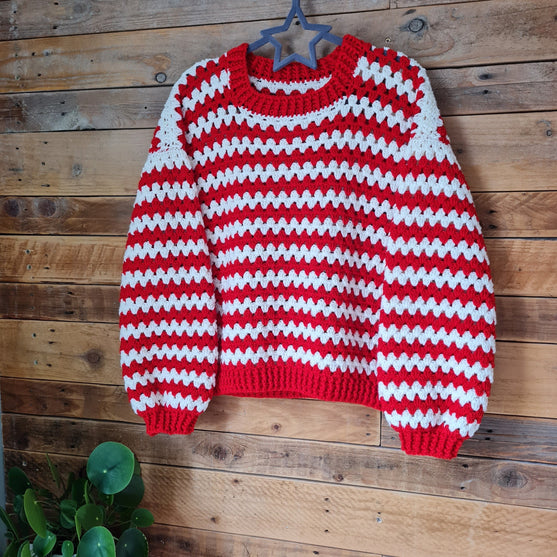

Candy Cane Stripes - Trui
7