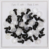 

Veiligheidsogen  - 8 mm - Go Handmade
1