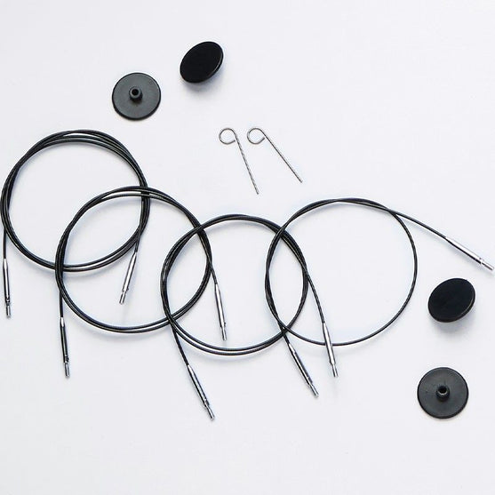 

Swivel kabel - Black - KnitPro
1