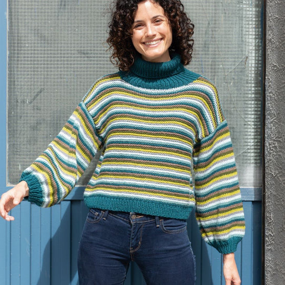 

8036-436 Trui met strepen
3