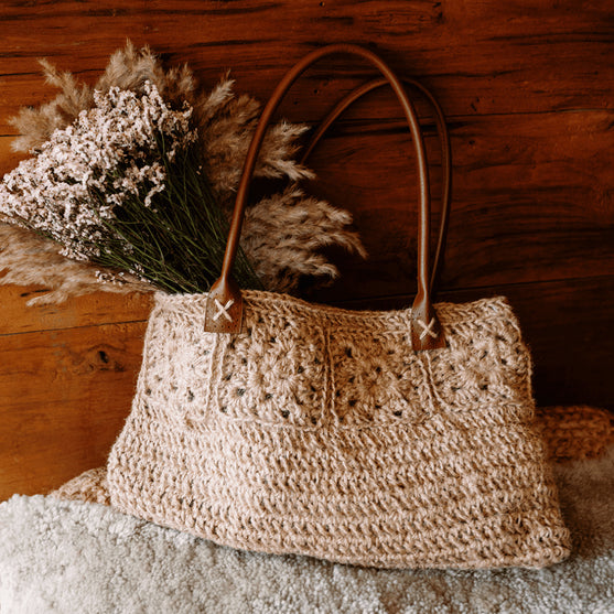 

Rose Window - Jute Draagtas
2