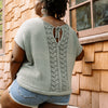 

Floreale Top - Shirt met Kanten Rug
1