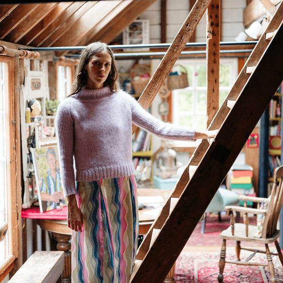 

Jacaranda - Raglan Trui
7