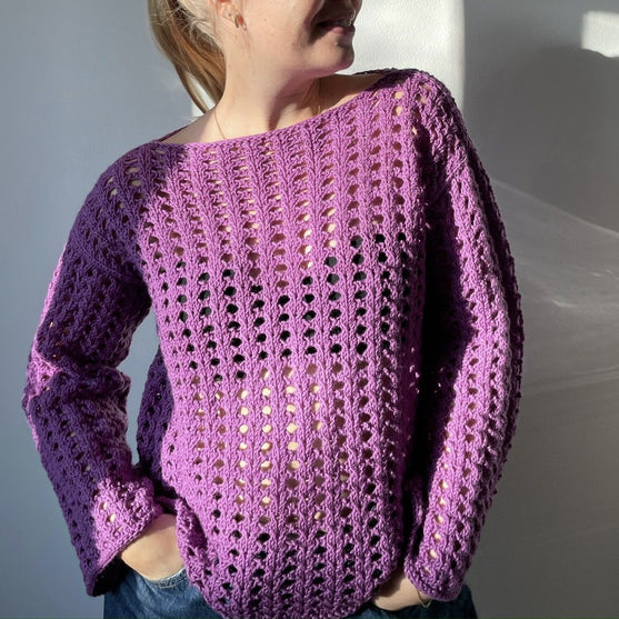 

Easy Hole Structure Blouse - Trui
1