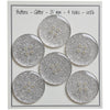 

Glitter Knopen - Zilver - Meerdere maten - Go Handmade
14