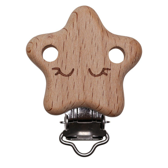 

Speenclip met gaatjes - Ster - Go Handmade
1