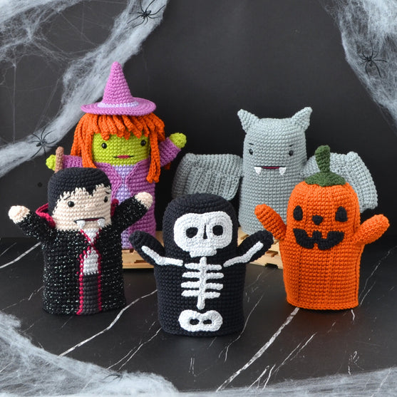 

Halloween Handpoppen
1