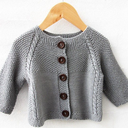 Cardigan Moss Stitch