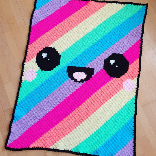 Kawaii Regenboog - Deken
