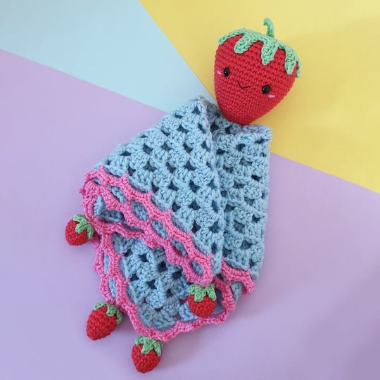 Kawaii Aardbei - Knuffeldoekje