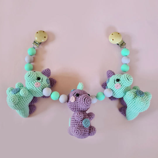 Dino Kinderwagenketting