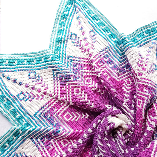 Peacock Delight - Plaid