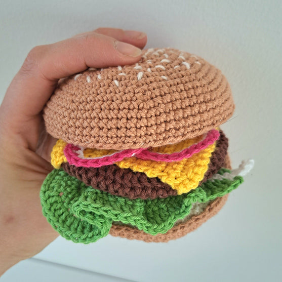

Hamburger en Franse friet
3