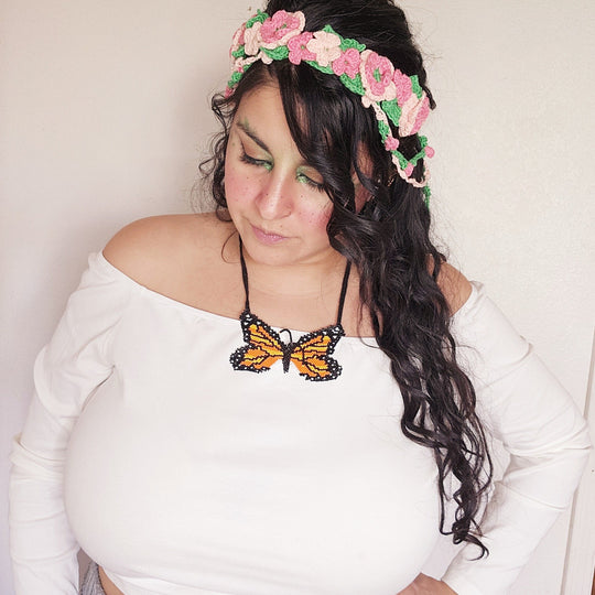 Garden Fae - Haarband met Bloemen