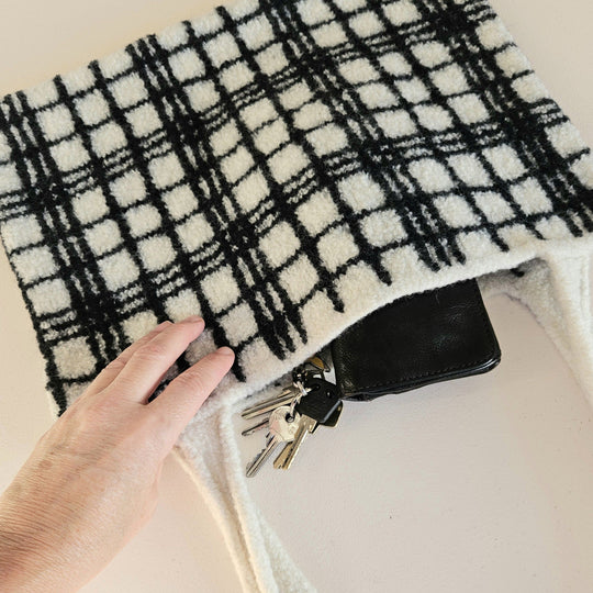 Niet alleen voor boodschappen - Vilten totebag