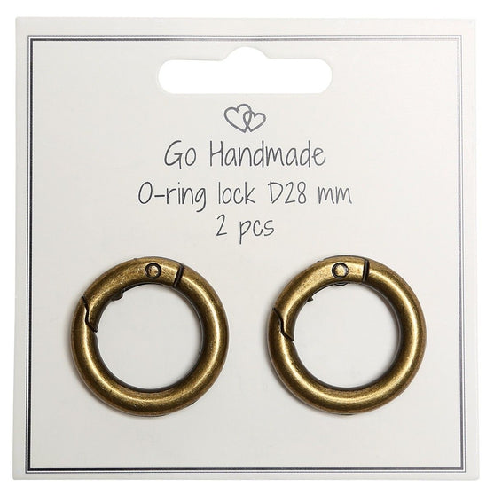 

Karabinehaak - Rond - 28 mm - Go Handmade
1