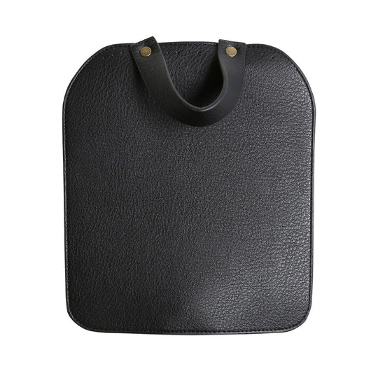 Tas Flap met magnetische knoop - Zwart/Brons - Go Handmade