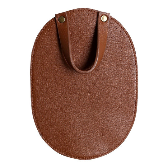 Tassenflap met Metalen Sluiting - Bruin/Brons - Go Handmade