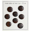 

Houten Knopen UFO - Donker - 8 stuks - Go Handmade
1