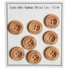 

Houten knopen - Handmade with Love - 18 mm - Go Handmade
1