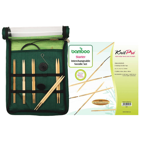 Bamboo Verwisselbare Rondbreinaaldenset - Beginners - KnitPro