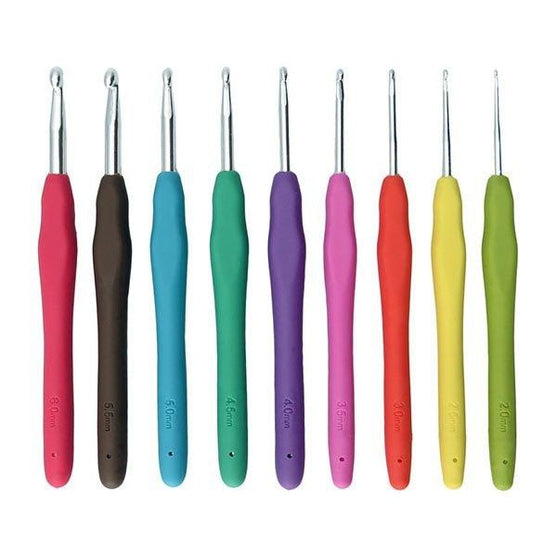 

Easy Touch Haaknaaldenset - 9 maten - Hobbii
1