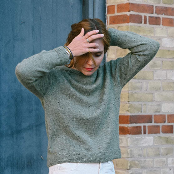 

Mette Tweed - Topdown Trui
9
