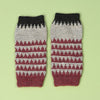 

Armwarmers met inbreipatroon
8