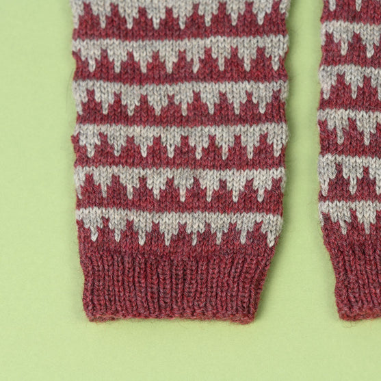 

Armwarmers met Fair Isle-patroon
7